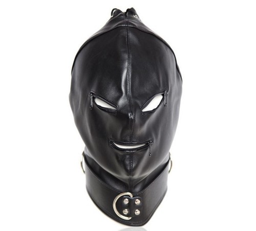 Faux leather cosplay bondage - leather,