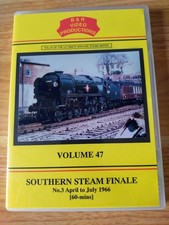 Southern Steam Finale - B&R Video Productions Volume 47 - railway trains dvd