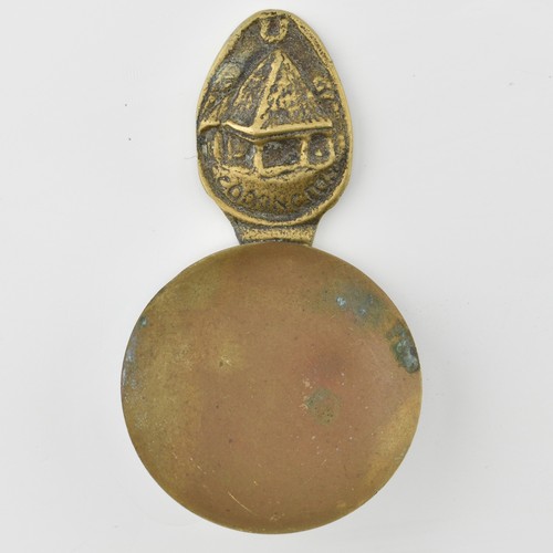 Vintage brass copper tea - brass, &