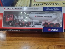 CORGI 74903 ERF EC POWDER TANKER CASTLE CEMENT LTD 1:50 SCALE MIB