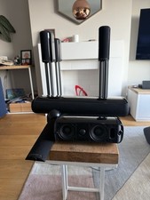 Reduced! Audica CX-S & CX-C Surround Speakers and Audica Aluminium/Glass Stands 