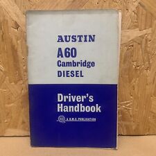 Vintage Austin A60 Cambridge Diesel Car Manual Handbook