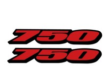 TP GSXR "750" Fairing Decals /