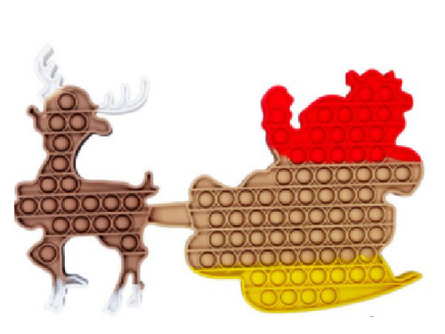 Santa sled reindeer jumbo - ,