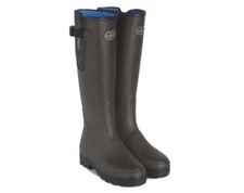 *SALE* Le Chameau Womens Vierzonord Neoprene Lined Wellington - Marron Brown
