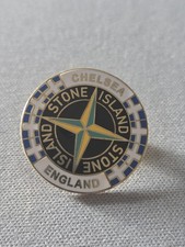 Chelsea stone island badge white 