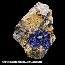 Azurite Crystal on Matrix