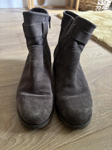Woman clarks boots - boots, leather