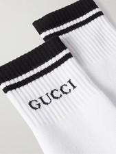 Gucci Mens White Black GG Logo