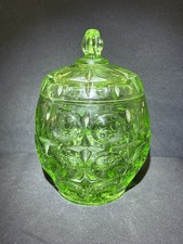 Sowerby Vintage Green Glass