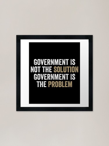 Government not the - government,