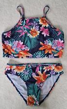Primark Girls Floral Multicolour Tankini Bikini 12-13 Years