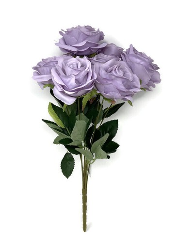 Head artificial open rose - artificial,