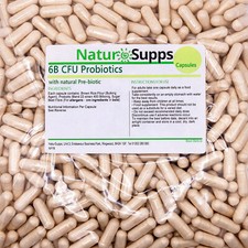 ProBiotics for Gut Health with Prebiotic 90, 180, 356 Capsules By NaturSupps