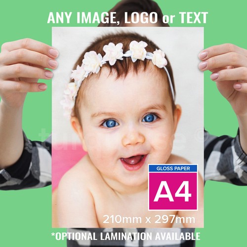 Personalised photo print - a4,