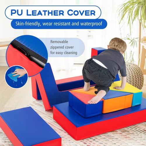 Convertible foam play couch - foam,