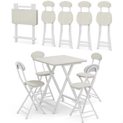 Folding table chairs - table,