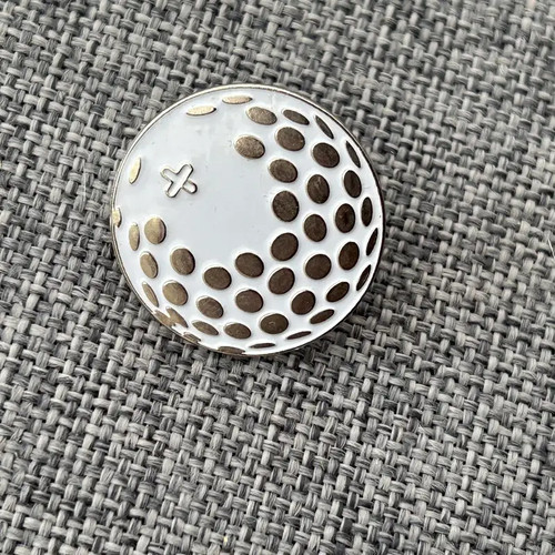 Golf ball design pin badge - ball,