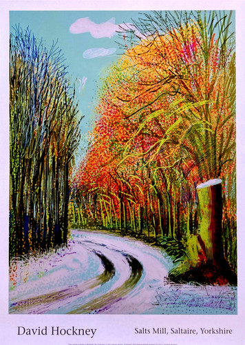 David hockney the arrival - the,