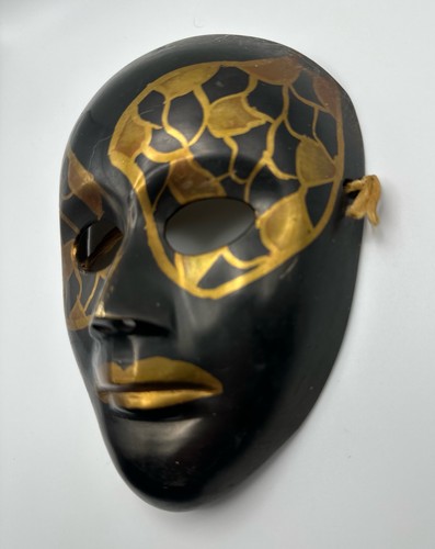 Vintage venetian mask - mask, brass
