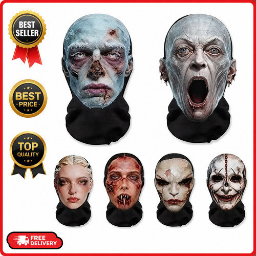 Halloween skull zombie mask - skull,