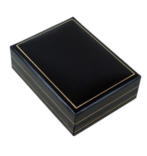Black faux leather - black,