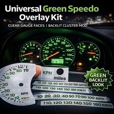 Green Clear Speedo Dial