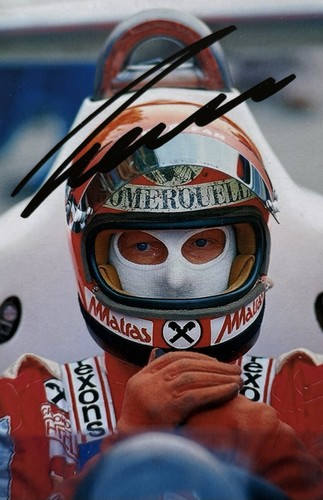 Genuine niki lauda signed - genuine,