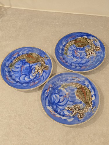 Vintage hand painted dragon - vintage, hand-painted