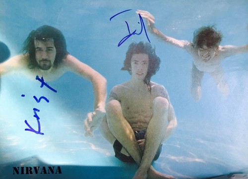 Nirvana signed krist novoselic - signed,