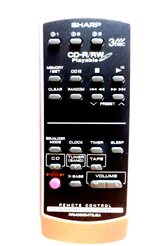 Sharp hifi remote - sharp,