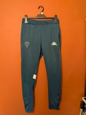 Leeds United FC Green Kappa Tracksuit Jogging Bottoms Mens Size Medium
