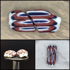 Antique African Trade Bead - 6 Layer Trade Bead - Surf Tumbled Sea Glass