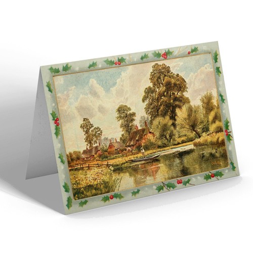 Xmas notelet vintage - notelet,