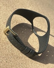 Luxurious Black Leather Watch