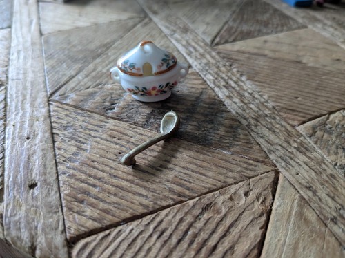 Dolls house kitchen ceramic - house,