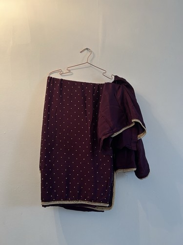 Dark purple silk - dark,