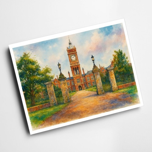 Print masonic boys school - masonic,