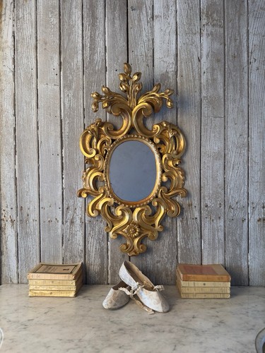 Antique italian giltwood wall - antique,