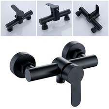 1 X Shower Faucet Black G1/2in