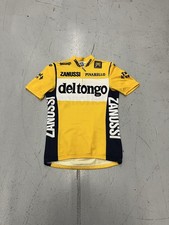 Vtg Santini Del Tongo Pinarello Cycling Jersey MEDIUM Made In Italy Bicycle Velo