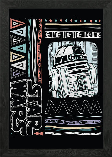 Pattern framed wall - r2-d2,