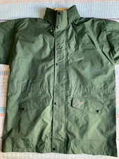 Original Puffa Jacket Mens Green Hooded Coat XL