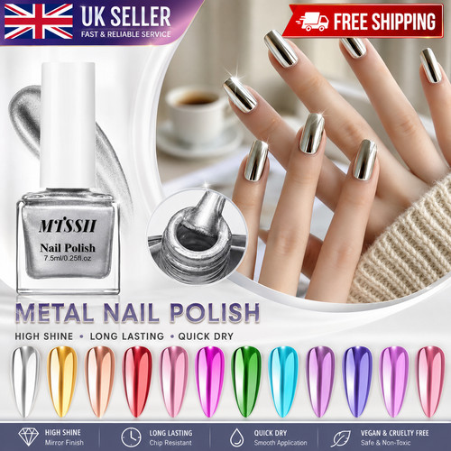 Metallic nail polish super - nail,