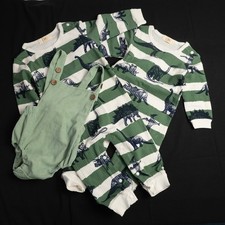 Green and White 90cm Baby Grows New In Packaging