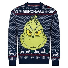 Mens Grinch Christmas Jumper