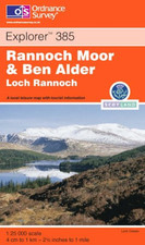 Rannoch Moor and Ben Alder: Loch Rannoch: Sheet 385... - Ordnance Survey