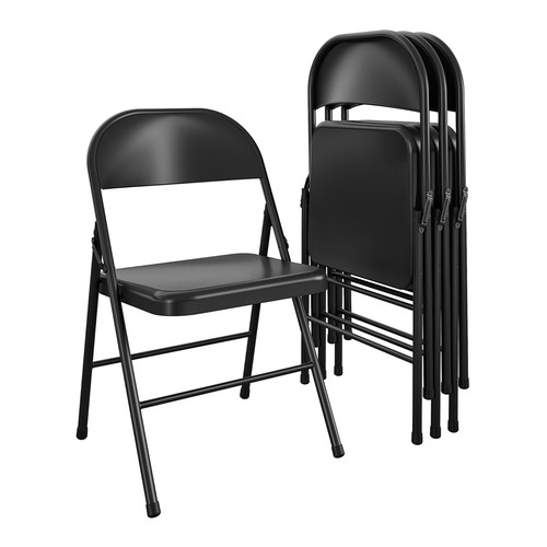 Mainstays black metal folding - metal,