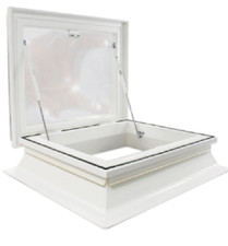Polycarbonate Dome Rooflight Triple Glazed Access Hatch With A 150mm PVC Kerb