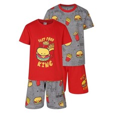 Boys 2 Pack Short Pyjamas